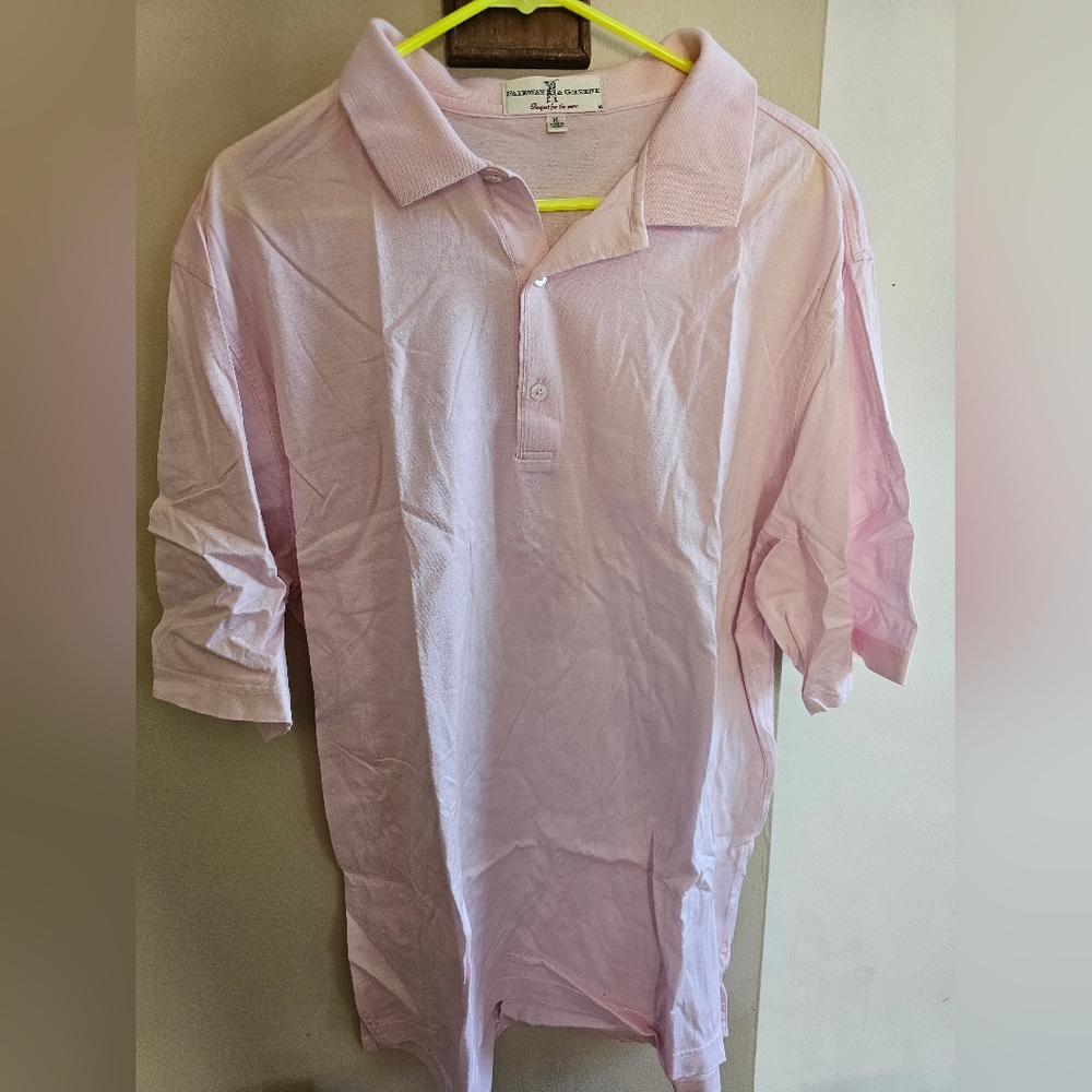 Fairway & Greene Pink Polo Shirt XL - Picture 4 of 5